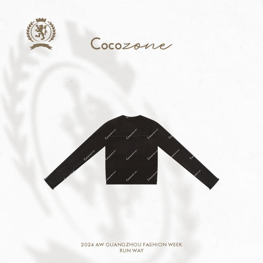COCO ZONE ”复古老钱“ 100绵羊毛针织衫CC1C2246 商品图1