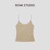 ROMI STUDIO”基础优雅“16针亚麻棉混纺透气针织吊带背心 422A7088 商品缩略图1