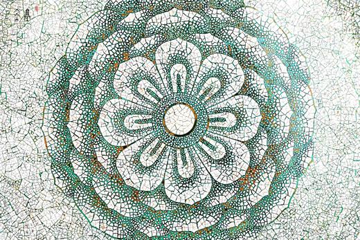 三希堂  流霞系列  敦煌莲花大盘 商品图3