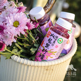 火龙果柠檬苹果混合果汁 | 绿家自产 *Dragon fruit, lemon, and apple mixed juice | In-House Production