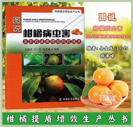 图说柑橘病虫害及农药减施增效防控技术【中国农业出版社官方正版】 商品图0