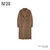 【破价】N°28 高级感毛呢外套女款气质休闲时尚中长款双面呢大衣8A51D696 商品缩略图1