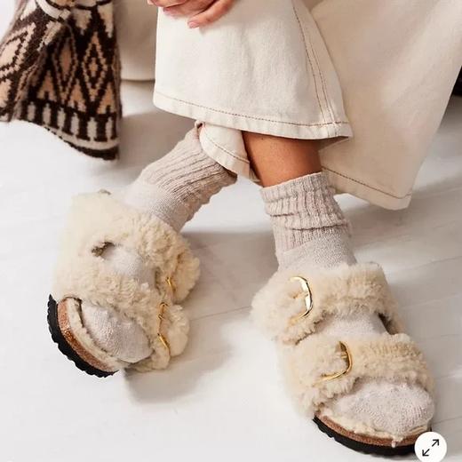 好价持续低价捡漏ing😍Birkenstock毛绒拖鞋 补码啦 商品图0