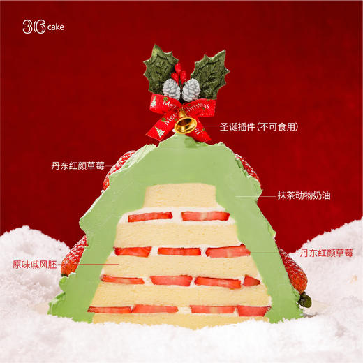 【圣诞季】圣诞树·抹茶森林，可选2磅 商品图4