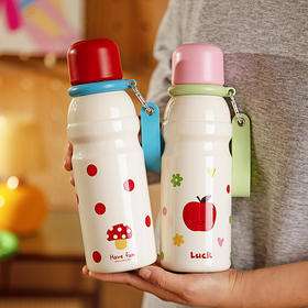 摩登主妇 保温杯女生高颜值便携水杯2024新款圣诞节礼物大容量杯子