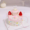 粉粉小雪屋草莓杯子蛋糕（奶油戚风蛋糕） 商品缩略图7