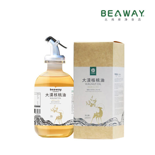 北纬纯净食品|38°丝路古稻大漠核桃油250ml瓶装超临界萃取 商品图5