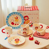 摩登主妇 苹果女孩碗碟套装碗具家用盘子生日礼物乔迁新婚圣诞餐具 商品缩略图0