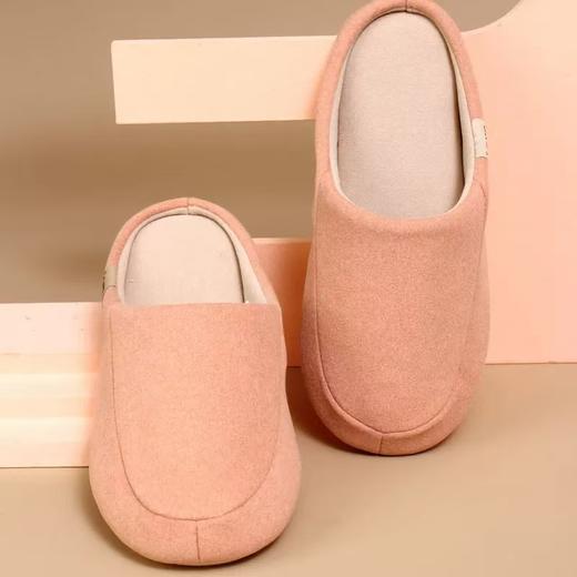 【多样屋专柜】成就暖阳德绒拖冬天拖鞋毛拖/紫色 商品图1