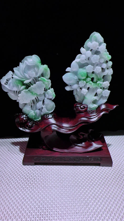 620667翡翠摆件【和和美美】 商品图4