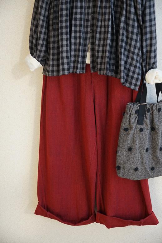 Maison de soil格纹V领衬衫 商品图6