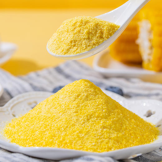 「买1送1！21天自律打卡」猴头菇南瓜玉米粉525g单袋 玉米粉原味冲饮代餐零食粮油米面 商品图3