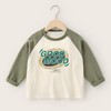 【印花插肩设计，时尚百搭】儿童韩版印花插肩长袖T恤 春秋新款 童装卫衣 男女童圆领打底衫上衣-QQ 商品缩略图6