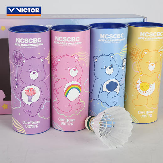 胜利威克多 爱心熊系列 人造羽毛球 NCS_CBC（3只装） 商品图1