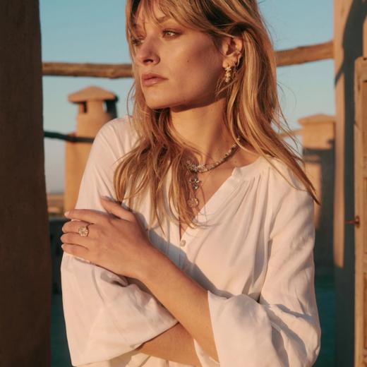 北京仓｜Leticia Ponti-Iris-透明色 水晶 花朵 戒指［法国设计师］ 商品图2