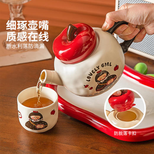 摩登主妇 圣诞陶瓷泡茶壶套装茶具订婚结婚新婚礼物送新娘乔迁新居 商品图2