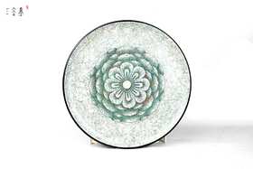 三希堂  流霞系列  敦煌莲花大盘