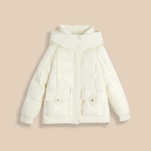 IEF/爱依服2025 冬季 韩系风简约纯色通勤百搭保暖棉衣外套B0090 商品图1