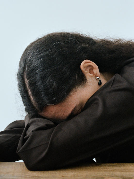 ABOAB｜DUAL Earrings [耳环  银黑玛瑙 / 金白水晶 ]【ETERNITY】 商品图3