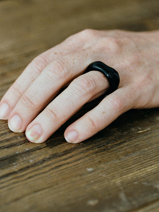 ABOAB｜ONYX ARC Ring  [ 戒指  黑玛瑙 ]【ETERNITY】 商品图2