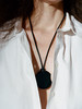 ABOAB｜ONYX ECLIPSE Necklace [ 皮绳项链 黑玛瑙 ]【ETERNITY】 商品缩略图0