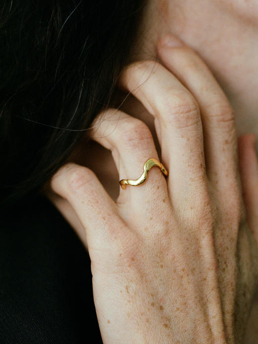 ABOAB｜MOON PHASE Ring [ 开口戒指  银 / 金 ]【ETERNITY】 商品图0