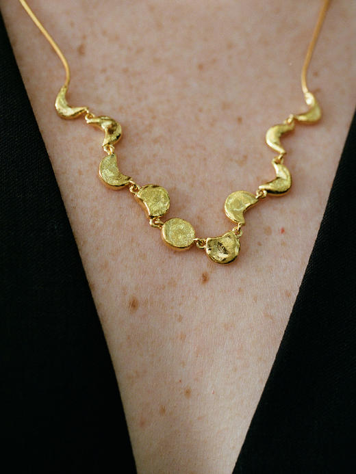 ABOAB｜MOON PHASE Necklace [ 项链 金 / 银 ]【ETERNITY】 商品图2