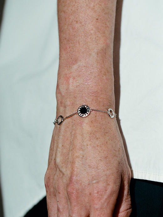 ABOAB｜SOLAR  Bracelet [ 珐琅手链 银黑 / 金黑 ]【ETERNITY】 商品图2