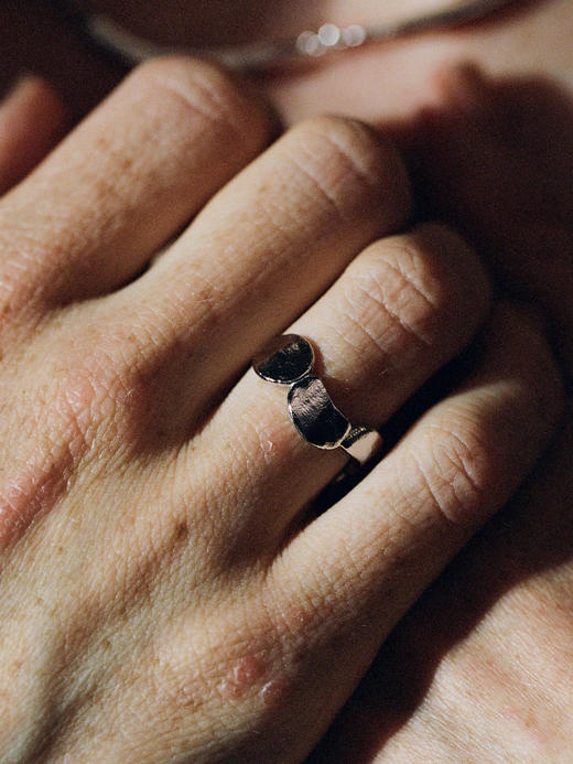 ABOAB｜MOON PHASE Ring [ 开口戒指  银 / 金 ]【ETERNITY】 商品图2