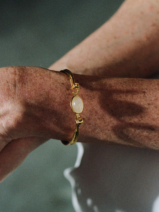 ABOAB｜70S Bracelet [ 手链 银黑玛瑙  / 金白水晶 ]【ETERNITY】 商品图2