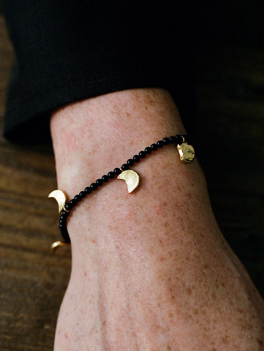 ABOAB｜ONYX YAKAMOZ Bracelet [ 手链 金黑玛瑙 / 银黑玛瑙 ]【ETERNITY】 商品图0