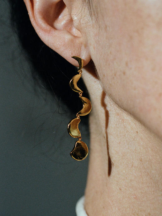ABOAB｜MOON PHASE Earrings [耳环  银 / 金 ]【ETERNITY】 商品图1