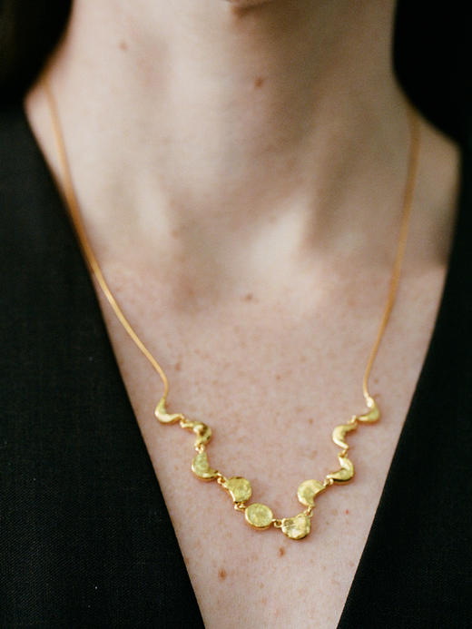 ABOAB｜MOON PHASE Necklace [ 项链 金 / 银 ]【ETERNITY】 商品图1
