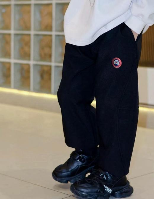 男女宝抗寒550G加厚羊驼绒儿童卫裤 商品图2