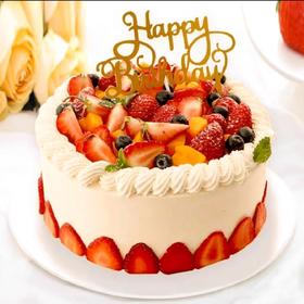 【草莓创意水果蛋糕】