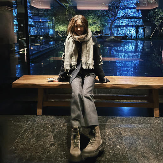 ROMI STUDIO“冬日氛围”绵羊毛混纺费尔岛厚款毛衫外套RW24WS71332 商品图1