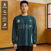 LUSHISI潜行主题拼接长袖复古球衣运动骑行篮球t恤吸湿速干宽松男 商品缩略图4