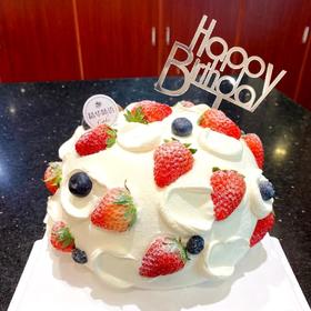 【草莓蛋糕创意定制019】