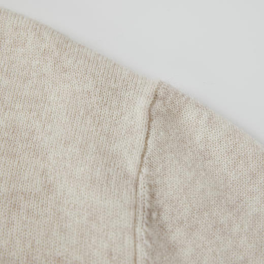 ROMI STUDIO“温暖已至” 山羊绒绵羊毛混纺亨利领毛衫 RW24WST1266 商品图3