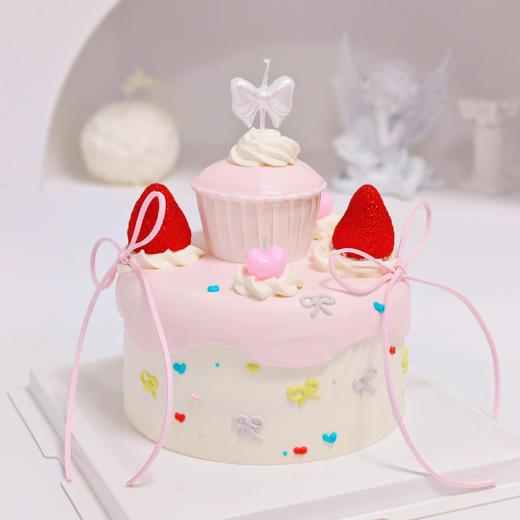 粉粉小雪屋草莓杯子蛋糕 | 糕匠 商品图1