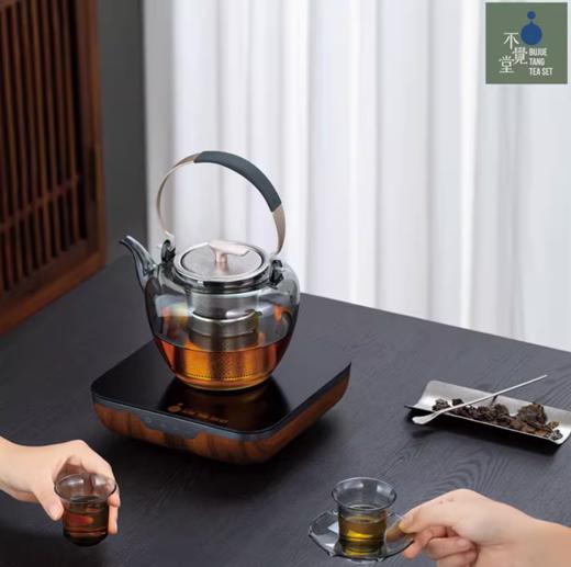 不觉堂电陶炉煮茶炉蒸茶玻璃壶烧水银壶专用室内冬天围炉煮茶电炉 商品图0