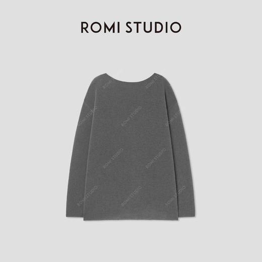 ROMI STUDIO“松弛自在”山羊绒绵羊毛混纺轻软绒面毛衫RW24AS91326 商品图1
