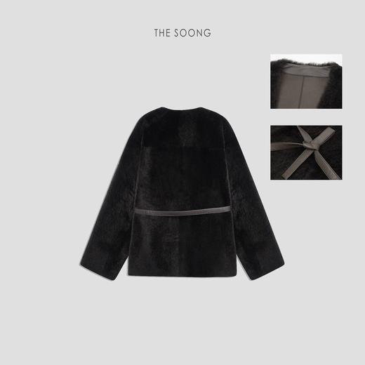 THESOONG  "匠心本色"甄选中古进口环保拉贡皮毛一体外套HBWT222896 商品图1