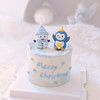 小雪人和小企鹅蛋糕 | 糕匠 商品缩略图1