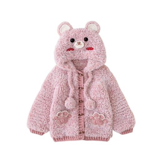 苏苏姐家萌萌小熊外套手工diy编织钩针毛线团自制帽子材料包冬 商品图4