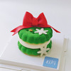 蝴蝶结绿色圣诞Emoji圆形蛋糕 | 糕匠 商品缩略图6