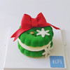蝴蝶结绿色圣诞Emoji圆形蛋糕 | 糕匠 商品缩略图5