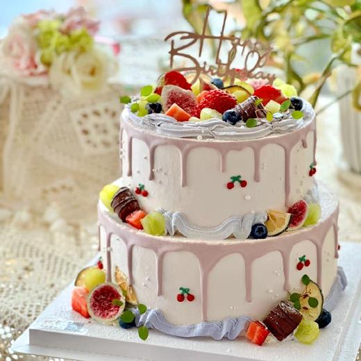 【草莓蛋糕双层定制020款】 商品图0