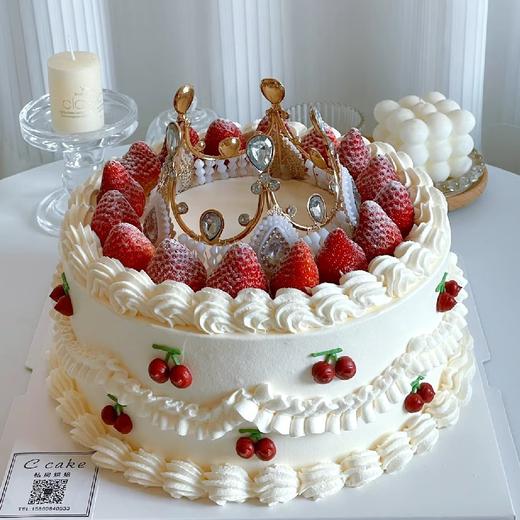 【草莓蛋糕创意定制016】 商品图0