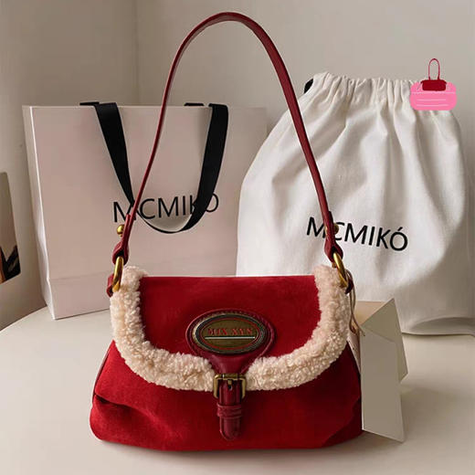 裁缝学苑AQ399羊羔毛单肩包纸样女装新款复古法棍包通勤腋下包包样板 商品图2